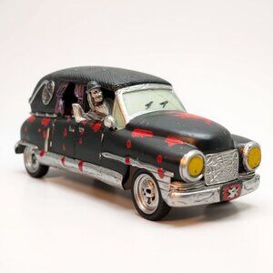 Halloween Town Haunted Hearse Figurine By Lemax 2009